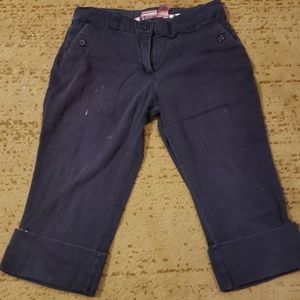Girl's 12 Navy Blue Izod Capri Pants